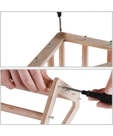 Allazone Wooden Chicken Rod with Rattan Balls - Ideal for Chickens Roosters and Parrots | Durable Bar Seat for Comfort - Buy Online on GoSupps.com