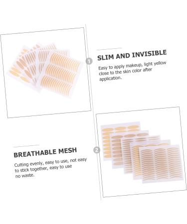 FRCOLOR Makeup Accessories 50 Sheet Lace Double Eyelid Sticker Invisible Double Eyelid Stickers Makeup Eyelid Tape Cosmetic - Buy Online on GoSupps.com