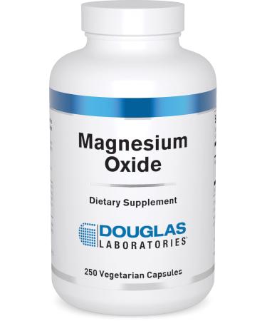 Douglas Laboratories Magnesium Oxide | Supports Normal Heart Function and Bone Formation* | 250 Capsules 250 Count (Pack of 1) - Buy Online on GoSupps.com