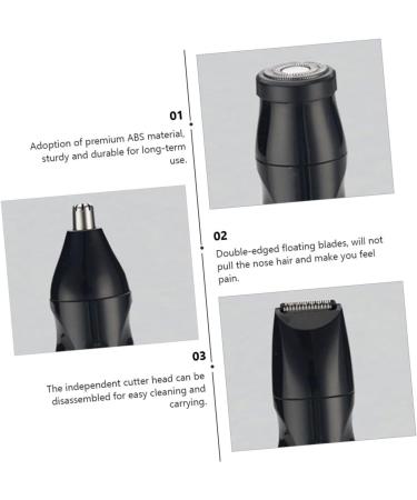 IPetBoom Cordless Nose & Body Hair Trimmer Set Electric Hair Remover for Men & Women Versatile Facial & Body Grooming Tools - Buy Online on GoSupps.com