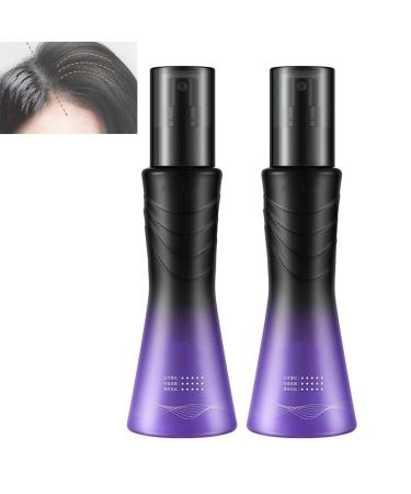 No-rinse refreshing and non-sticky hair care spray long-lasting volumetric hair spray lightweight hair conditioner spray instant volumizing and long-lasting styling dry damaged hair conditioner 2pcs