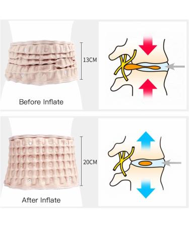 MOUSKE Back Support - Electric Massage Belt & Decompression for Lumbar Relief | International Shipping - Buy Online on GoSupps.com