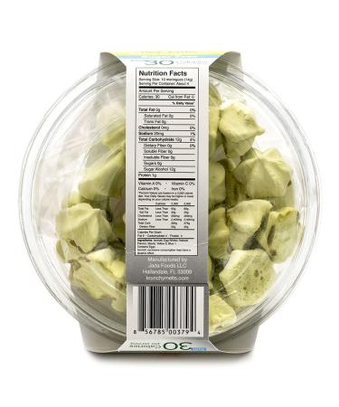 Krunchy Melts Sugar Free Key Lime Meringue Cookies - Zero Net Carbs, Gluten Free, Nut Free, 30 Calories - Low Calorie Sweet Treats - Kosher Pareve - 2oz (Pack of 1) - Buy Online on GoSupps.com