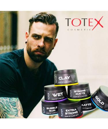 Totex Extra Strong Hair Wax - 150ml (2 Pack) | Maximum Control Shiny Look Deep Blue Fragrance - Perfect Hair Styling Solution - Buy Online on GoSupps.com