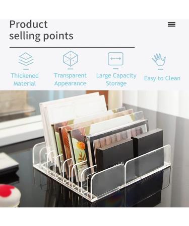 Zpoicaegn 2Pcs Acrylic Eyeshadow Palette Makeup Organizer 7 Cells Cosmetic Storage Accessories Storage Organizer for Cosmetic - Buy Online on GoSupps.com