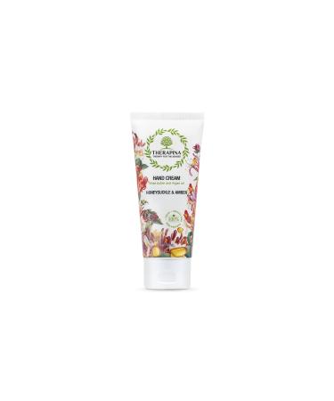 THERAPINA Honeysuckle Amber Hand Cream/Hand lotion for dry hands  shea butter cream/natural scented lotion  for women and men - travel size 3oz