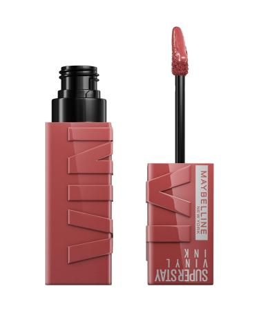 Maybelline New York Lip Colour Smudge-free Long Lasting up to 16h Liquid Lipstick Shine Finish SuperStay Vinyl Ink 115 Peppy