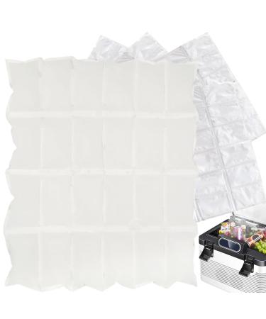 Gel Ice Packs Reusable Dry Ice for Coolers and Shipping Food - Lunch Box Ice Packs Reusable Long-Lasting Freezer Packs for Camping Beach Fishing School Ngumms