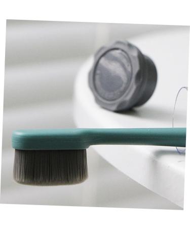 Buy FRCOLOR 2pcs Soft Nylon Charcoal Toothbrushes - Convenient Travel Oral Care | Eco-Friendly Tongue Care Brush for International Shipping - Buy Online on GoSupps.com