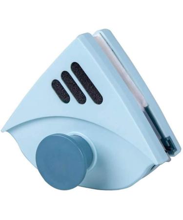 Double Sided Magnetic Glass Cleaning Brush Household Ultra-Strong Window Cleaner with Replaceable Sponge Anti-Falling Rope Glass Thickness 5-25Mm Dark Blue Colour:Pink