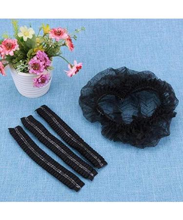 100pcs Tvoip Disposable Cap Hair Net Bouffant Cap - Black - Anti Dust Non-Woven Head Cover for Hair Protection - Buy Online on GoSupps.com