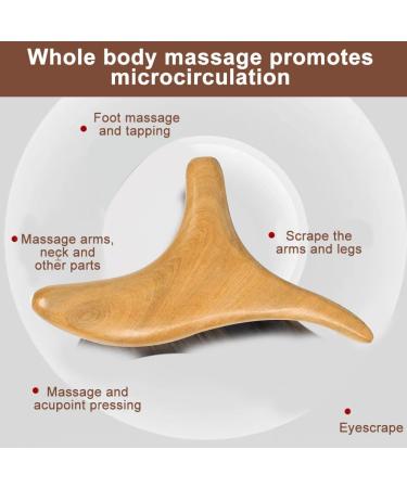 Wood Massage Device - Gua Sha Board & Massage Sticks for Trigger Point Relief | Back Neck Shoulders & Feet - Buy Online on GoSupps.com