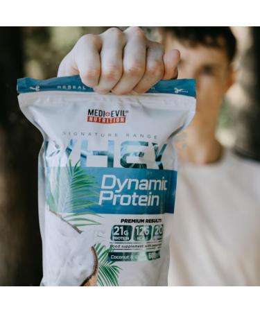 Medi-Evil Nutrition Whey Dynamic Protein Coconut Cream Flavour 600g 20 Servings Whey Protein Powder for Muscle Growth Vegetarian Coconut Cream 20 Servings (Pack of 1) - Buy Online on GoSupps.com
