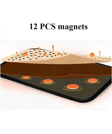 Men & Women Lordosis Support Belt - Tourmaline Magnetic Steel Bones with Cushion - X-Large Gray & Black - International Shipping - Buy Online on GoSupps.com