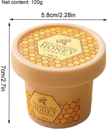 FACYNDE Hand Peeling - 120g Honey & Milk Handwax | Moisturizing Peeling Lotion for Hands & Feet Care - Buy Online on GoSupps.com