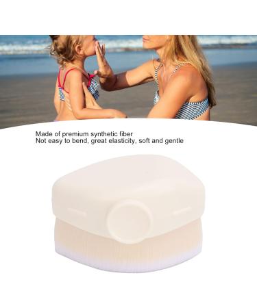 Self Tanning Brush Sunscreen Applicator for Kids Synthetic Fiber Sun Lotion Cream Sunblock Brush Foundation Brush with Protective Cap for Travel (Green) - Buy Online on GoSupps.com