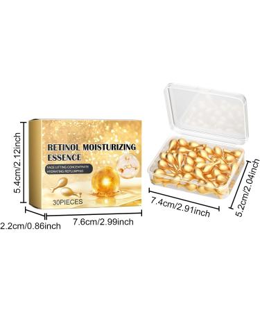  Cynamus Retinol Capsules Night Serum Moisturizing Firming Serum Retinol Serum for Face Anti Aging to Reduce Wrinkles Lightening 30 Capsules - Buy Online on GoSupps.com