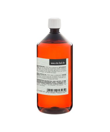 VitaFeel 100% Pure Cold-Pressed Castor Oil - 3 x 1000 ml | Natural Hair Care & Eyelash Serum | Shop Internationally - Buy Online on GoSupps.com