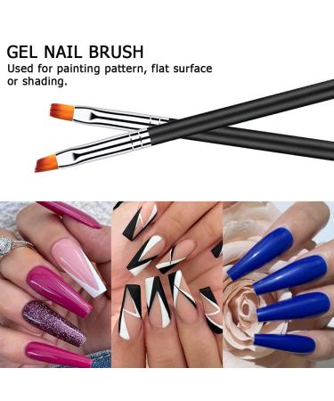 Lofuanna 6-Piece Professional Nail Brush Kit - Double End Nail Art Brushes for Dotting Painting & Gel Polish Designs - Buy Online on GoSupps.com