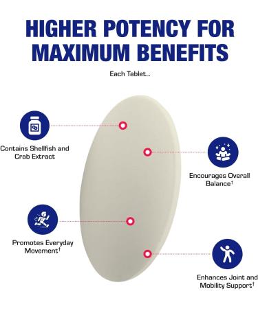 Advanced Glucosamine and Chondroitin for Adults - Clinical Formula Naturally Derived Bone Joint Tendon and Ligament Supplement with High Strength Glucosamine Complex - Up to 180 Day Supply - Buy Online on GoSupps.com