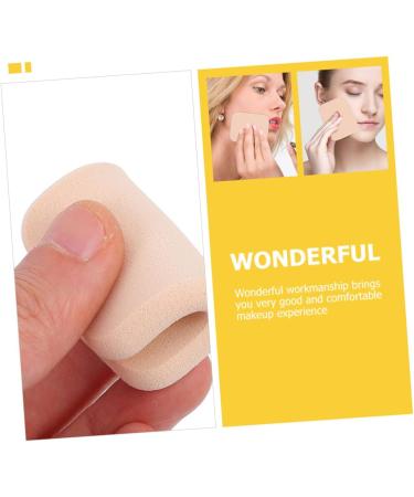 POPETPOP Make Up Sponge 6 Sets Puff Face Finger Puff Triangle Makeup Puff Cotton Esponjas Para Maquillaje Makeup Powder Puff Square-shaped Powder Puff Sponge Makeup Tools Miss Make up - Buy Online on GoSupps.com