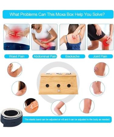 3 Holes Moxa Box - Portable Moxibustion Roller for Pain Relief & Fatigue Relief | International Shipping Available - Buy Online on GoSupps.com