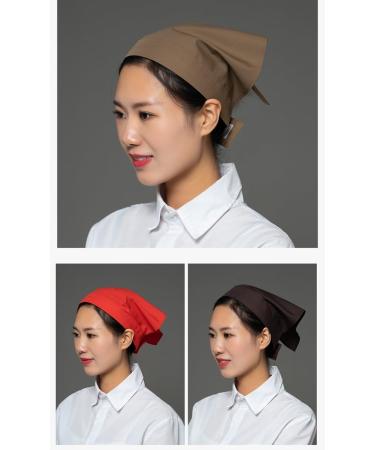 1 Piece Triangular Headscarf Headscarf Hair Bands Headbands Triangle Scarf Hair Scarf Hair Accessories Headwear for Men Women for Waiters Kitchen Dining Room Black/White black / white - Buy Online on GoSupps.com