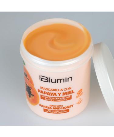 Blumin Papaya and Honey Hair Mask 700ml - Nourishing Hair Treatment for All Hair Types | International Shipping Available - Buy Online on GoSupps.com