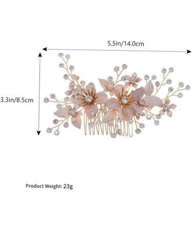 MAGICLULU 1 PC Hair Comb Attractive Head-wear Graceful Hair Supply Sweet Hair Supply Bridal Hair Supply Charming Bridal Headdress Exquisite Hair Accessory Handmade Headdress Unique Head-wear - Buy Online on GoSupps.com