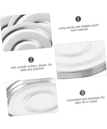  Mipcase Mipcase Set of 3 Large Makeup Pots Eyeshadows Aluminum Lined Blush Box - Buy Online on GoSupps.com