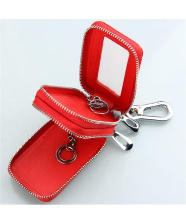 Universal Transparent Window Car Key Case Leather Multifunction Car Key Case Double Zipper Key Case (Color : B Size : 9 * 5.3 * 4cm) (A 9 * 5.3 * 4cm) A 9*5.3*4cm - Buy Online on GoSupps.com