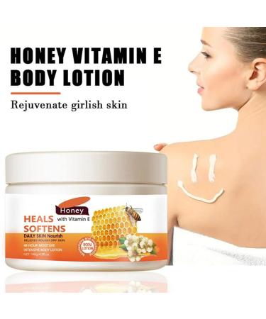 Grospe Body Lotion for Dry Skin Natural Honey Skin Moisturizing Cream with Manuka Honey Essence Long-lasting 48-Hour Hydration for Men & Women Body Cream for Autumn and Winter 140g/4.9fl oz - Buy Online on GoSupps.com