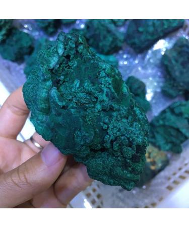 Natural Crystal Rough Natural Crystal Rough 200-300g Beautiful Natural Malachite Specimen Rough Gemstone Reiki Crystals for Collection&Home Decoration - Buy Online on GoSupps.com