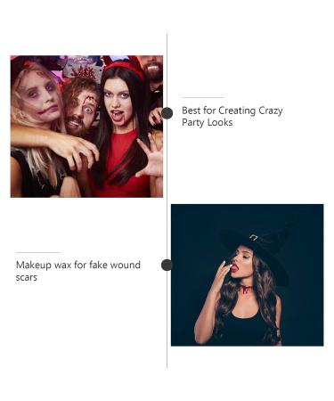 Beavorty Scar Makeup & Cosplay Wax | Special Effects Fake Blood & Spatula Kit for Halloween - Buy Online on GoSupps.com