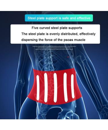 Back Bandage & Compression Belt - Adjustable Lumbar Support for Pain Relief | Gift for Men & Women | Schwa Black XL - Buy Online on GoSupps.com