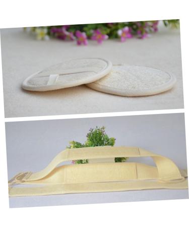Natural Loofah Bath Sponge & Exfoliating Scrubber - Healeved Soft Bath Gloves for Gentle Cleaning - Buy Online on GoSupps.com