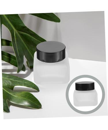HONMEET 50ml Glass Jar Face Cream Jar Empty Refillable Cosmetic Jars Empty Cream Jar Frosted Glass Jars Tiny Jars with Lids Lotion Jar Body Butter Jars Sample Jars Travel Square Small Jar - Buy Online on GoSupps.com
