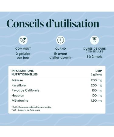 NOVOMA Sleep Formula with Melatonin 1.9 mg Natural Sleep & Sleep Plant Complex with Pure Melatonin Lemon Balm and Passionflower 90 Vegan Capsules Made in France - Buy Online on GoSupps.com