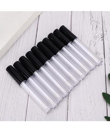 Jadeshay Refillable Lip Gloss Bottles - 10 Pack 2.5ml Black DIY Lip Balm Containers - Perfect Makeup Tool Accessories - Buy Online on GoSupps.com