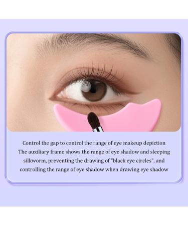 miduoidn 2X Mascara Guard Eyelash Applicator Eyeshadow Compact Size Household Supple No Scratches Auxiliary Woman Supplies Purple - Buy Online on GoSupps.com