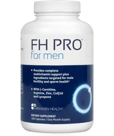 Fairhaven Health FH Pro for Men Clinical Grade Fertility Supplement 180 Capsules