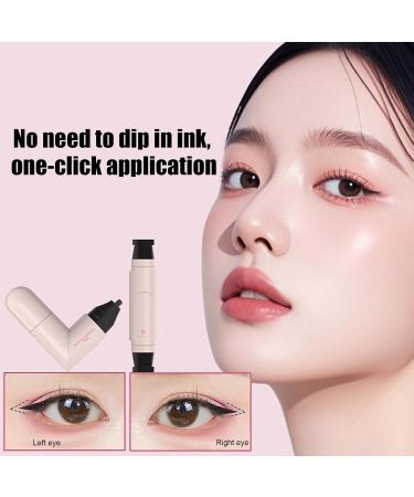 Zhadyu Foldable Eyeliner StampPortable Makeup Supplies Eyeliner Stamp Pencil For Women Beginners Professionals Meeting Shopping Weddings Parties Business Travel Gym - Buy Online on GoSupps.com