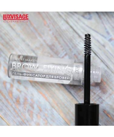 Luxvisage Long-Lasting Brow Gel - Clear Color, Natural Look, 5.5g - Buy Online on GoSupps.com
