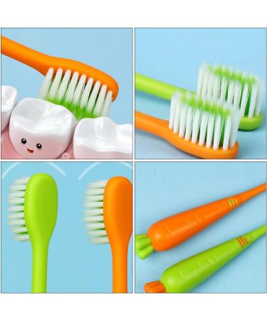 Frcolor 16 STK Carrot Toothbrush Set for Kids | Manual Oral Care & Toddler Brushes | Fun Effective Dental Care - Buy Online on GoSupps.com