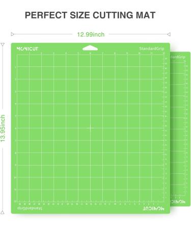 Monicut Standardgrip Cutting Mat 12x12 Inch 2 Pack - Replacement Mats for Cricut Maker/Explore/Air - Ideal for DIY Projects - Buy Online on GoSupps.com