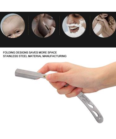 Buy Manual Razor Blade Holder - Stainless Steel 74 Barber Folding Razor for Men - International Shipping - Buy Online on GoSupps.com