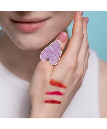 G n rique Palette de 6 Bagues pour Vernis Ongles en R sine Ambr e Mini Plateau M langeur pour Nail Art Manucure Professionnelle et Cr ation Couleurs Usage Portable pour Salon et Maison - Buy Online on GoSupps.com