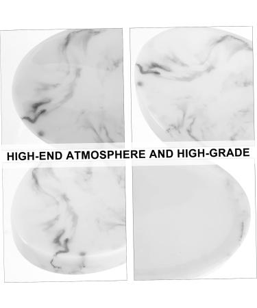 Ciieeo 2 Pcs Marble Soap Dish Sink Soap Holder Countertop Soap Dish Bath Soap Keeper Bathroom Soap Dish Bath Accessories Sponges Dish White Marbling Travel Storage Rack Resin - Buy Online on GoSupps.com