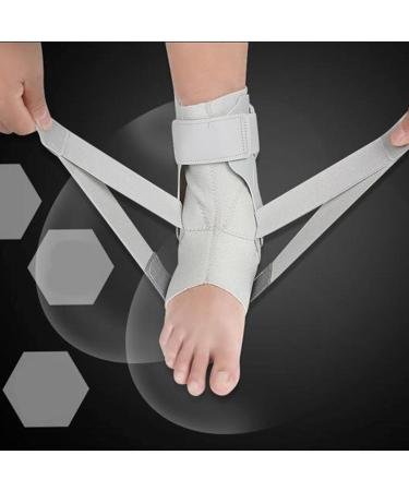 F Fityle Adjustable Ankle Support with Side Stabilizers - Black M | Ankle Protection for Sprains | International Shipping - Buy Online on GoSupps.com