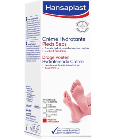Hansaplast Foot Expert Regenerating Foot Cream 100ml Intensive Moisturizing Foot Care with 10% Urea for Soft Healthy Feet - Buy Online on GoSupps.com